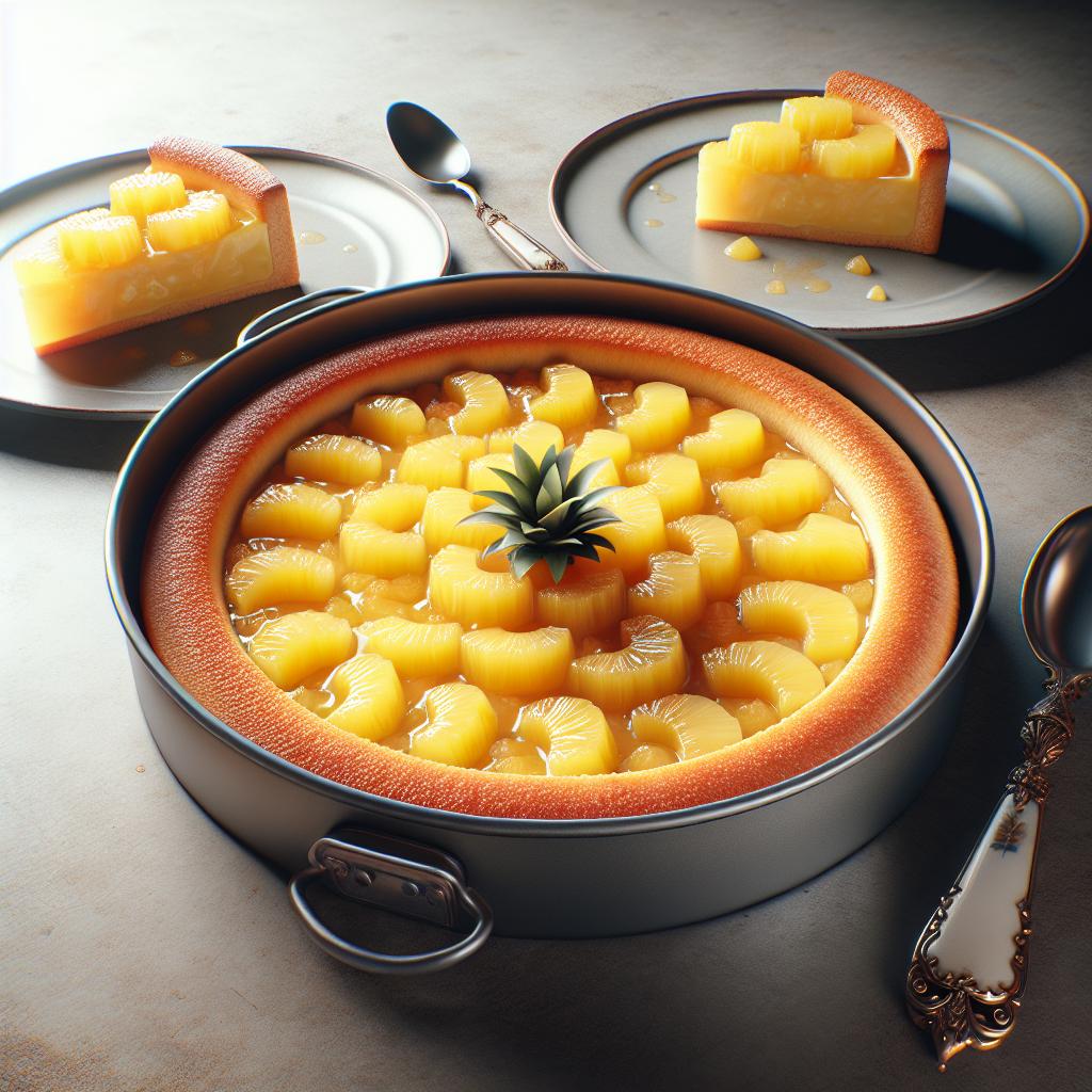 Torta fría de piña