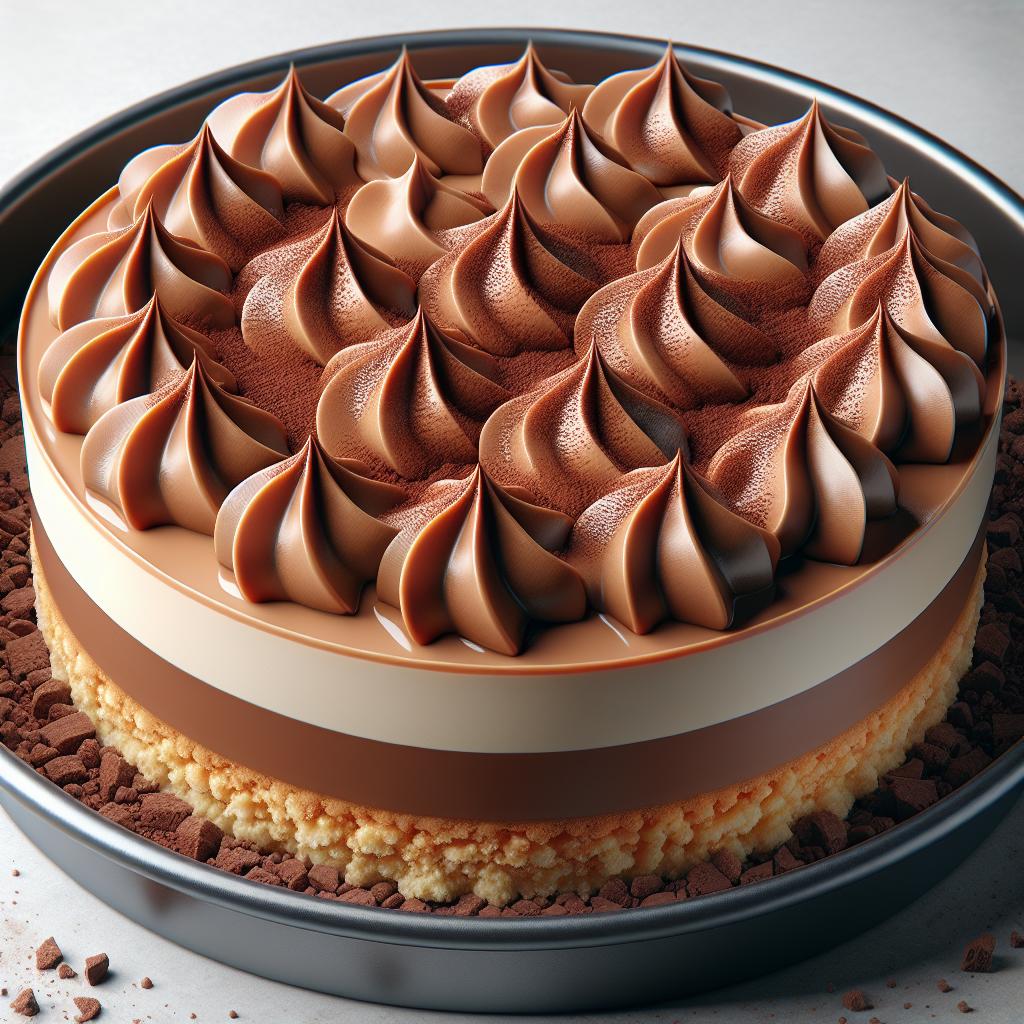 Tarta mousse de café