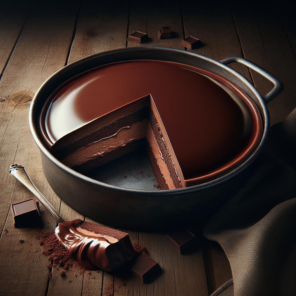 Torta mousse de doble chocolate