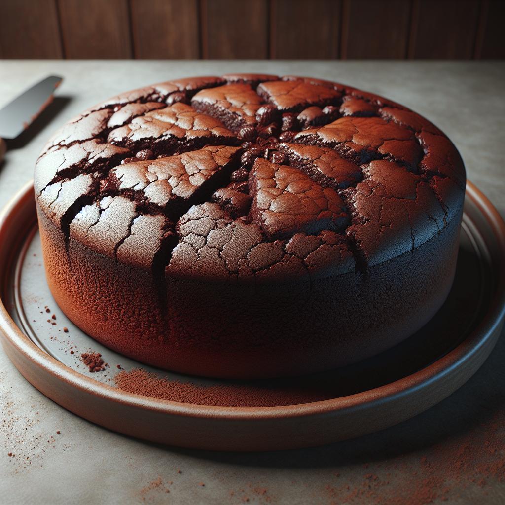Torta cuatro cuartos al cacao