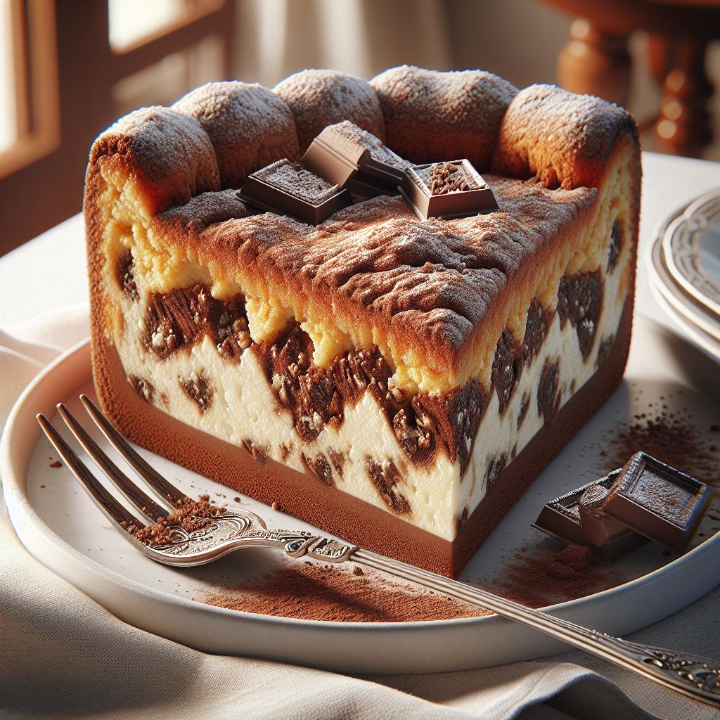 Torta de ricotta y cacao