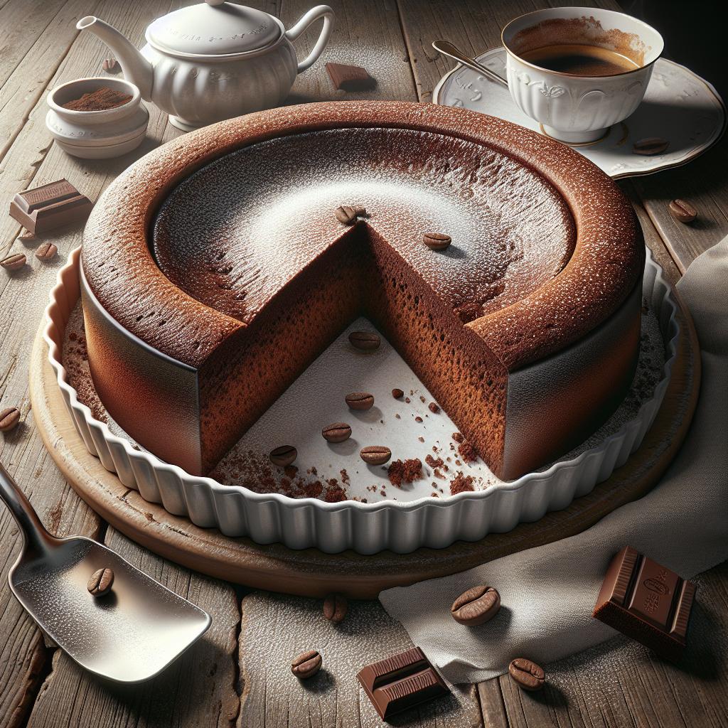 Torta tenerina al café