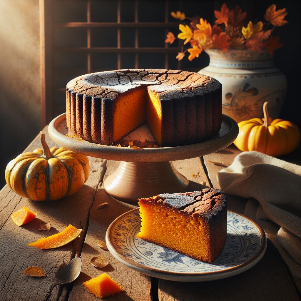 Torta tenerina con calabaza