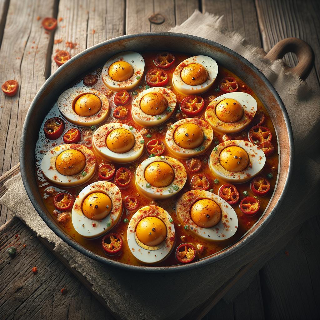 Huevos a la diabla