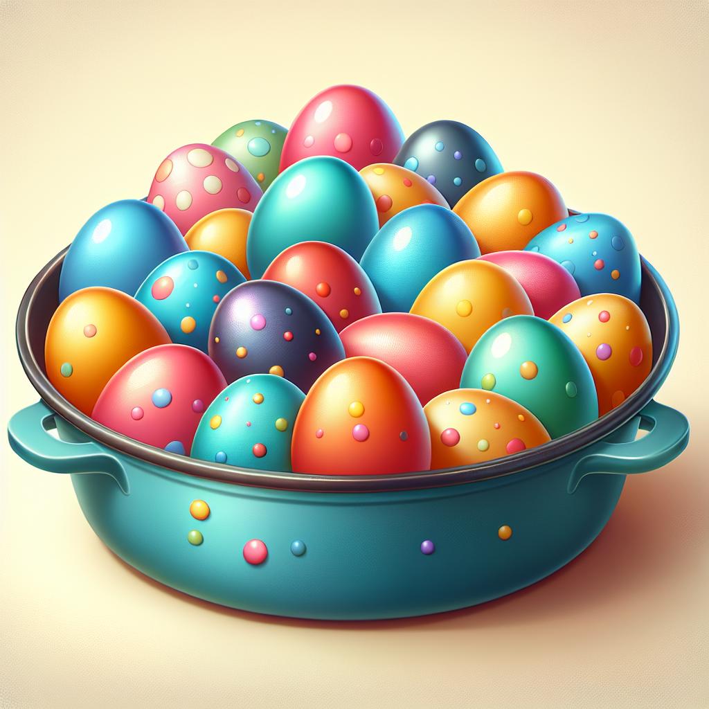 Huevos de colores