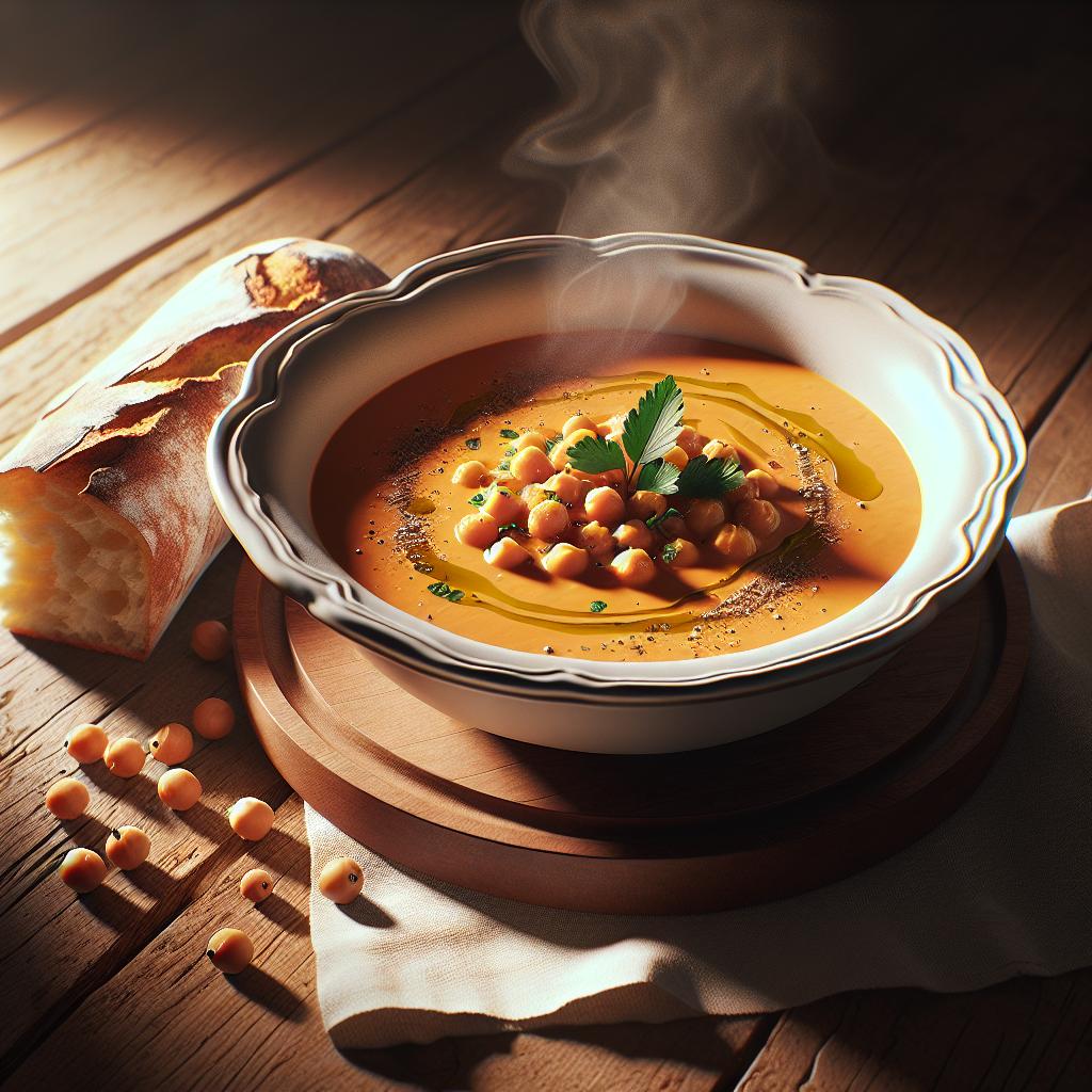 Crema de garbanzos