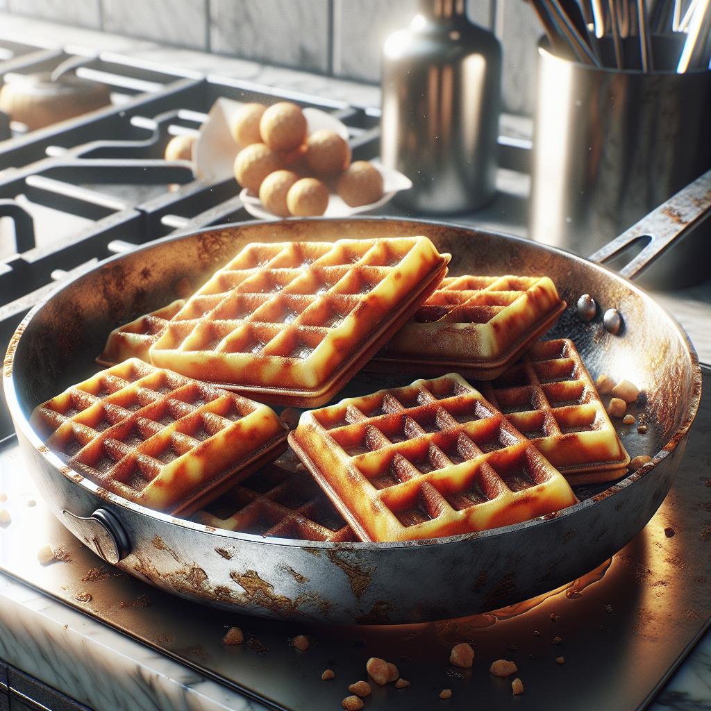 Waffles salados