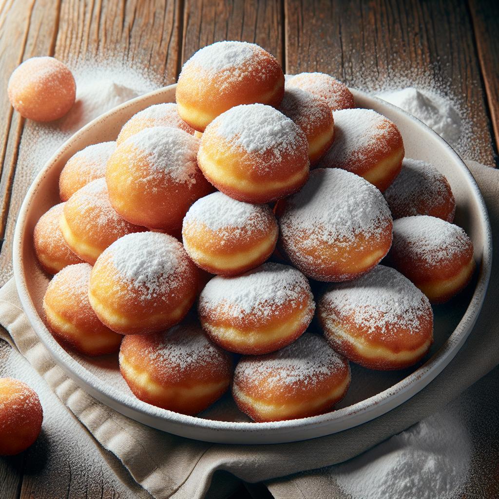 Zeppole de arroz