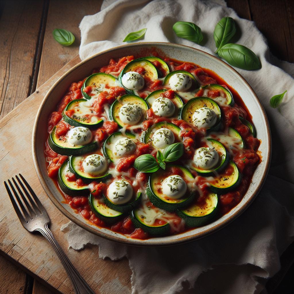 Calabacines a la pizzaiola
