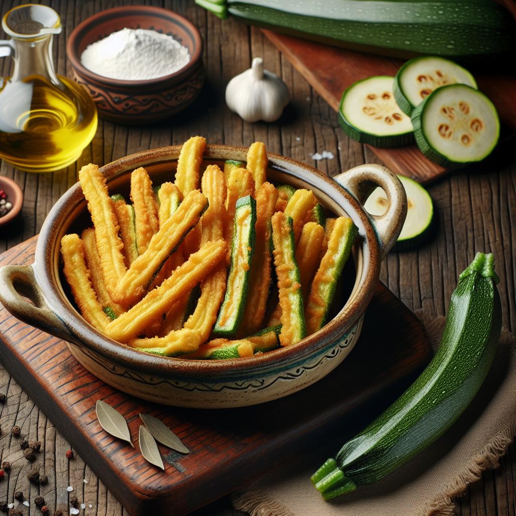 Calabacines fritos