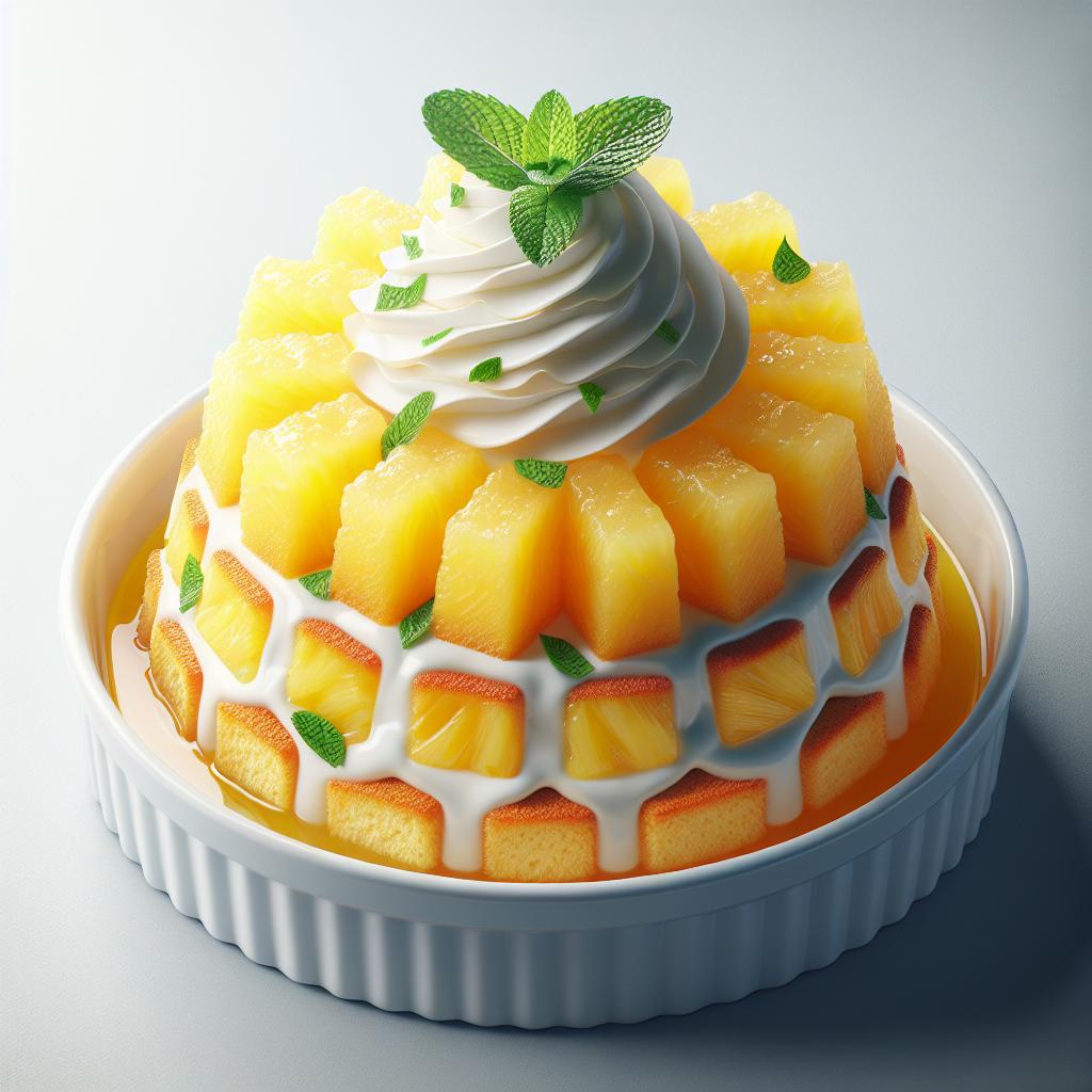 Zuccotto de piña