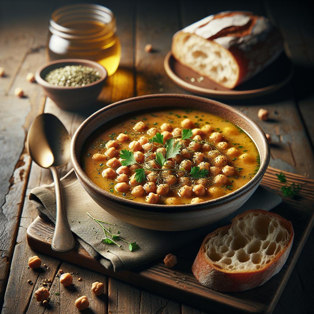 Sopa de garbanzos
