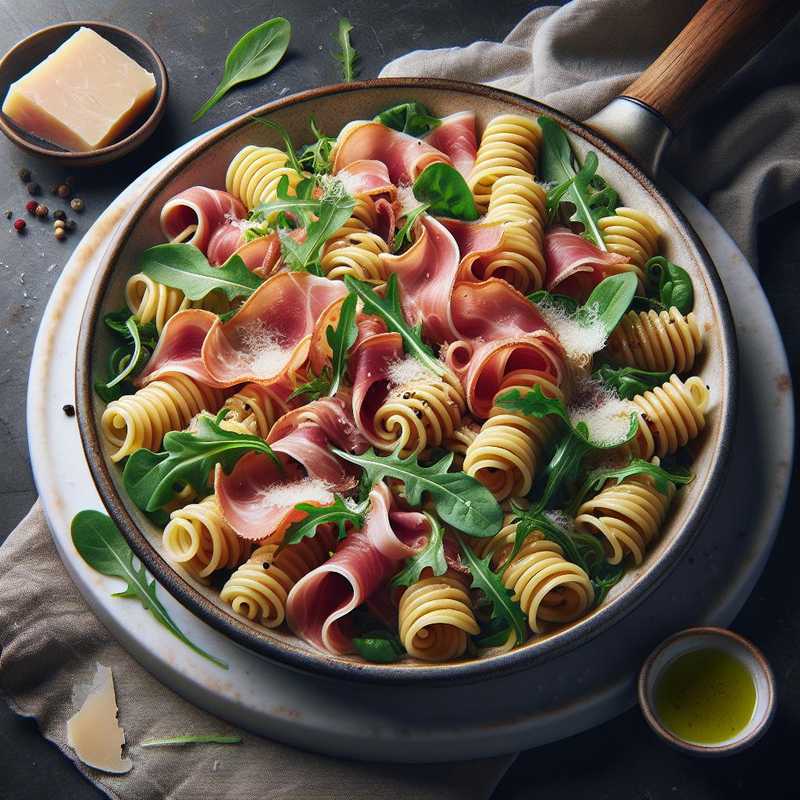 Ham and Arugula Puff Pastry Swirls