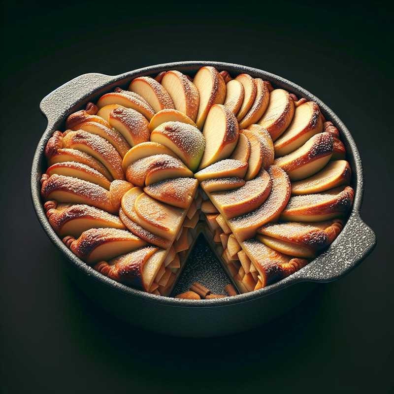 Microwave Apple Cake