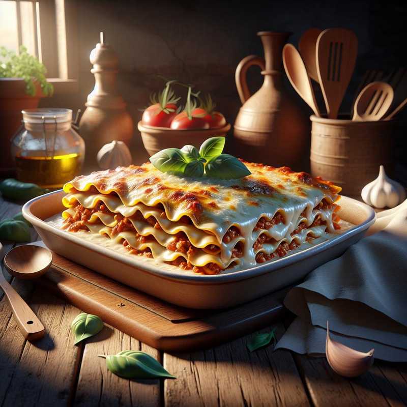 Lasagna with ragù