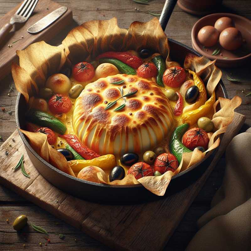 Mediterranean-style Scamorza Cartocci