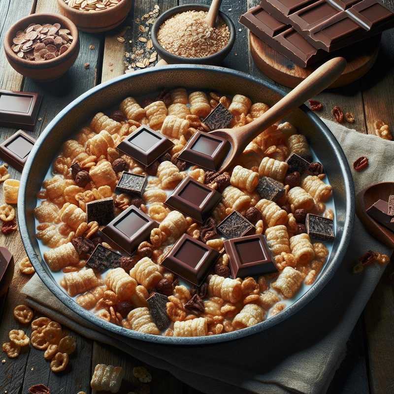 Puffed Cereal and Chocolate Bars