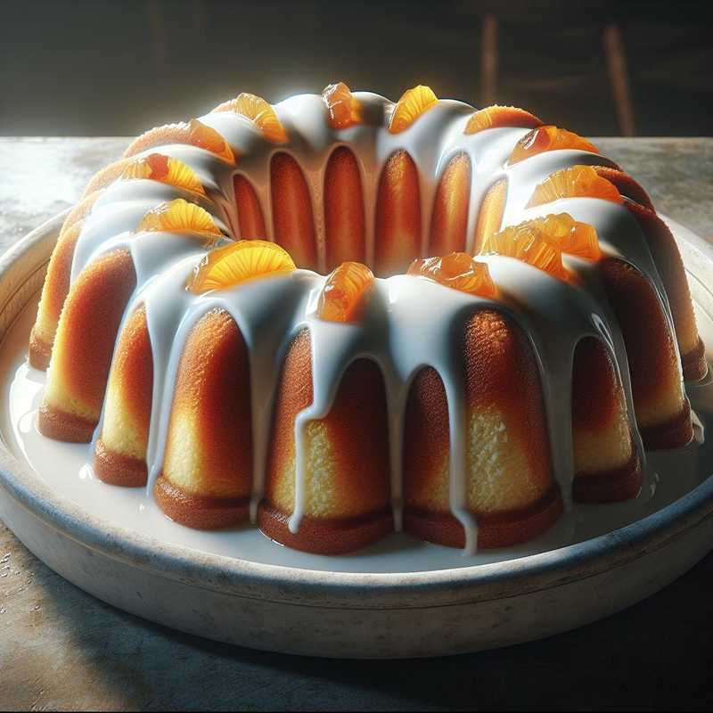 Ciambellone yogurt e marmellata