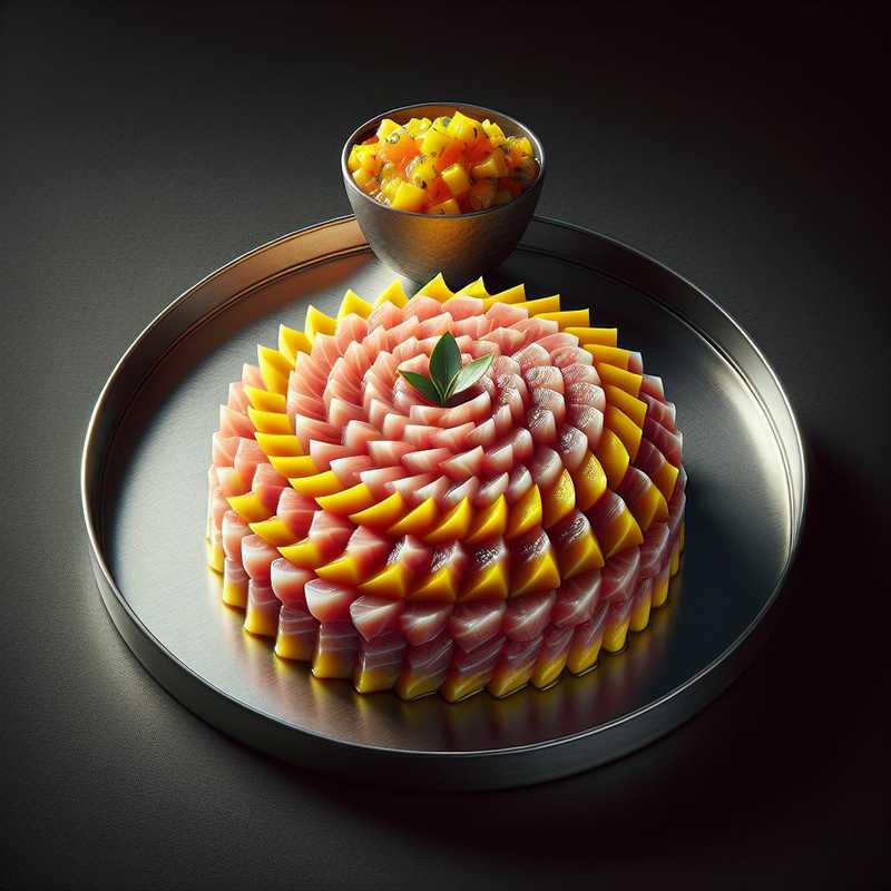 Amberjack Tartare with Mango Sauce