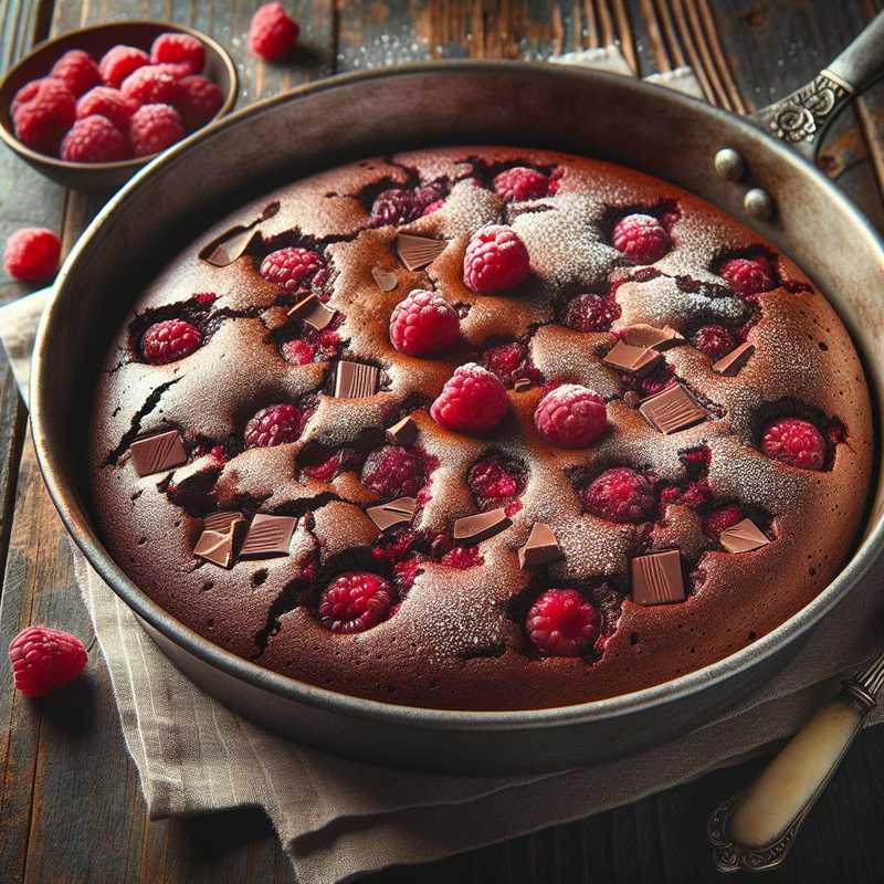 Chocolate and Raspberry Plumcake