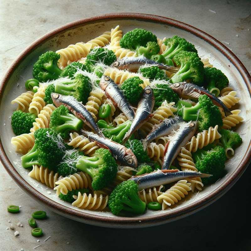 Fusilli with Broccoli and Anchovies