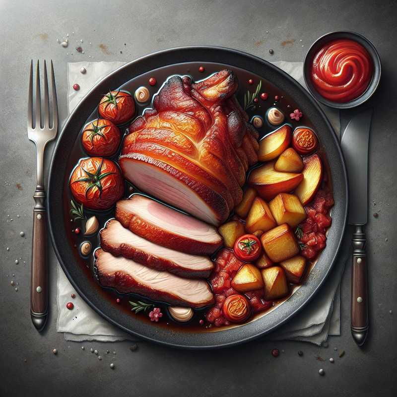 Pork Loin with Tomato Jam