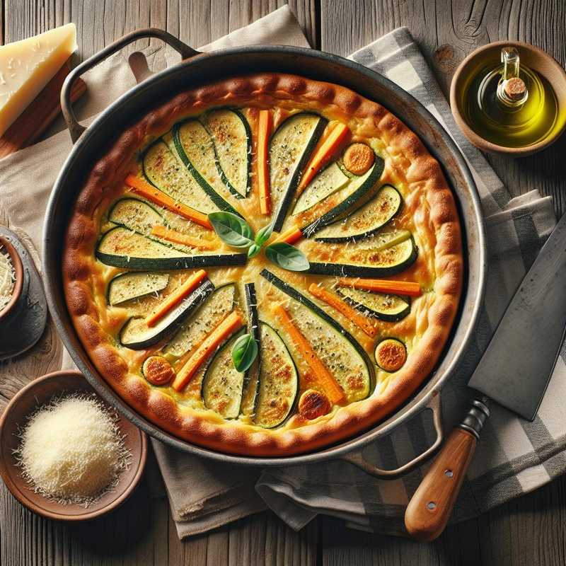 Savory Zucchini and Carrot Pie