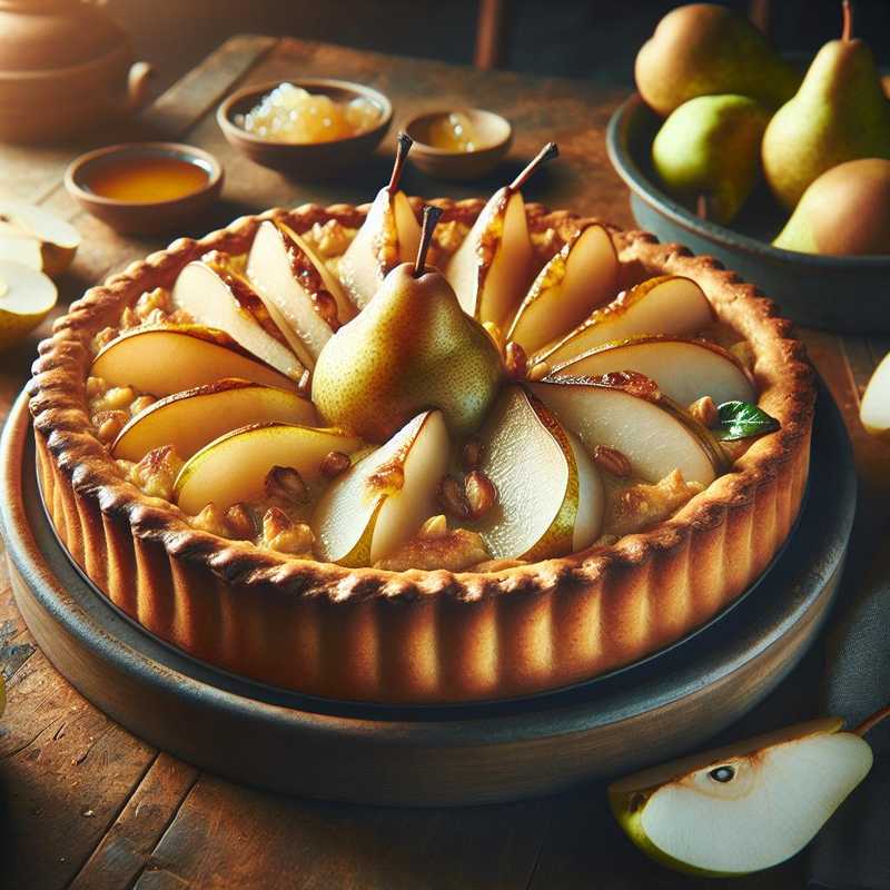 Pear Frangipane Tart
