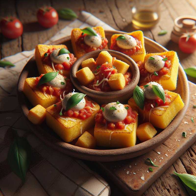 Rustic Polenta Crostini