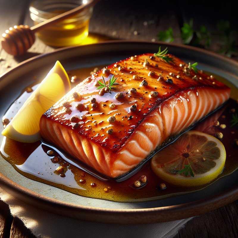 Honey Caramelized Salmon