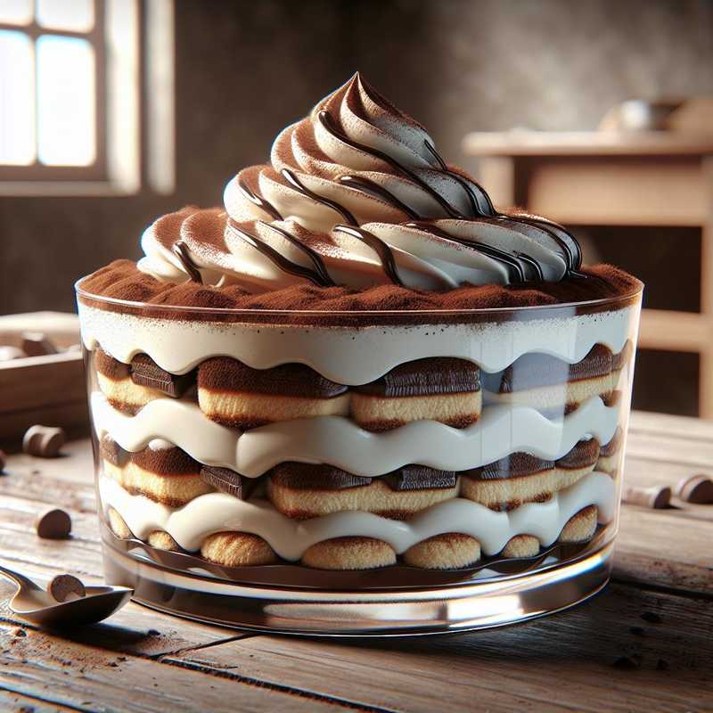Tiramisù with cream