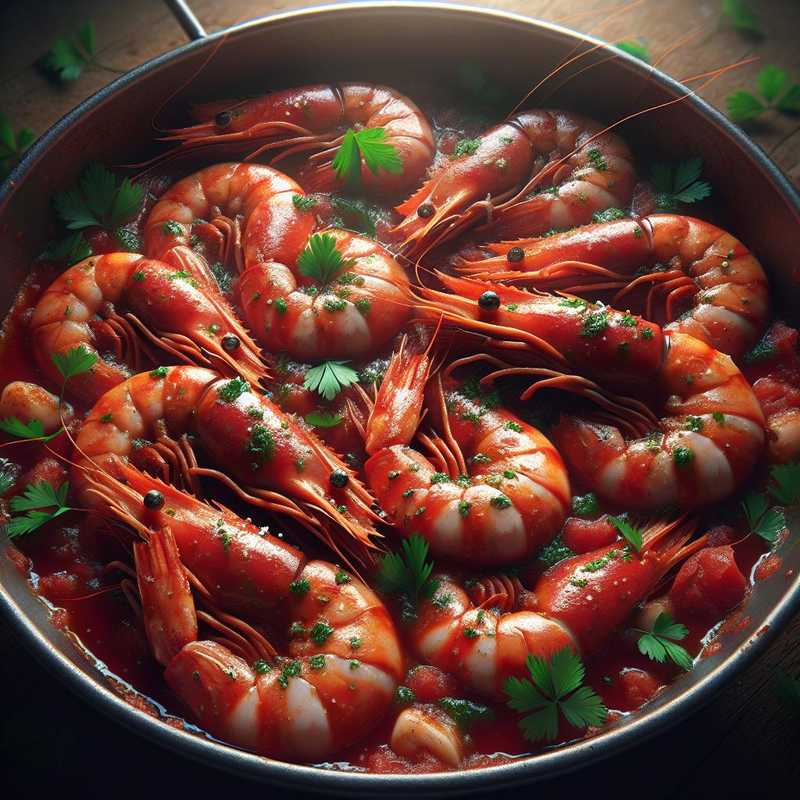 King Prawns in a Light Sauce
