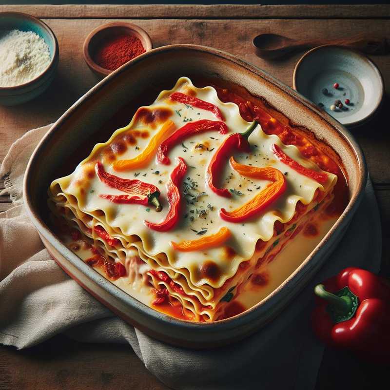 Light Bell Pepper Lasagna