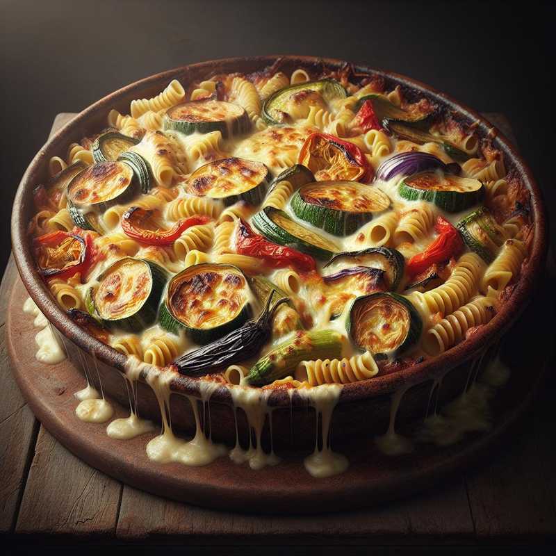 Pasta al forno con verdure