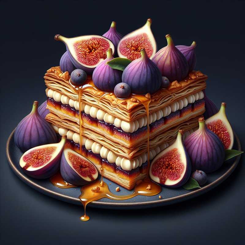 Mille-feuille with Figs