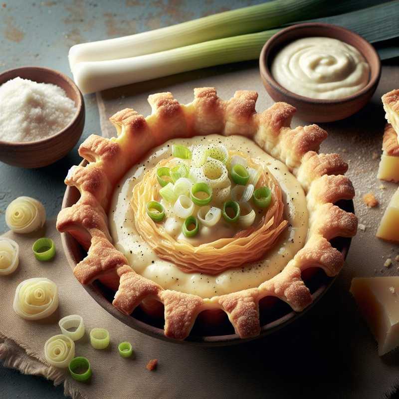 Tartlets with Parmesan Cream and Leeks