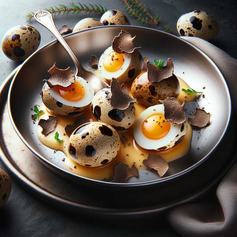 Quail Eggs with Truffle