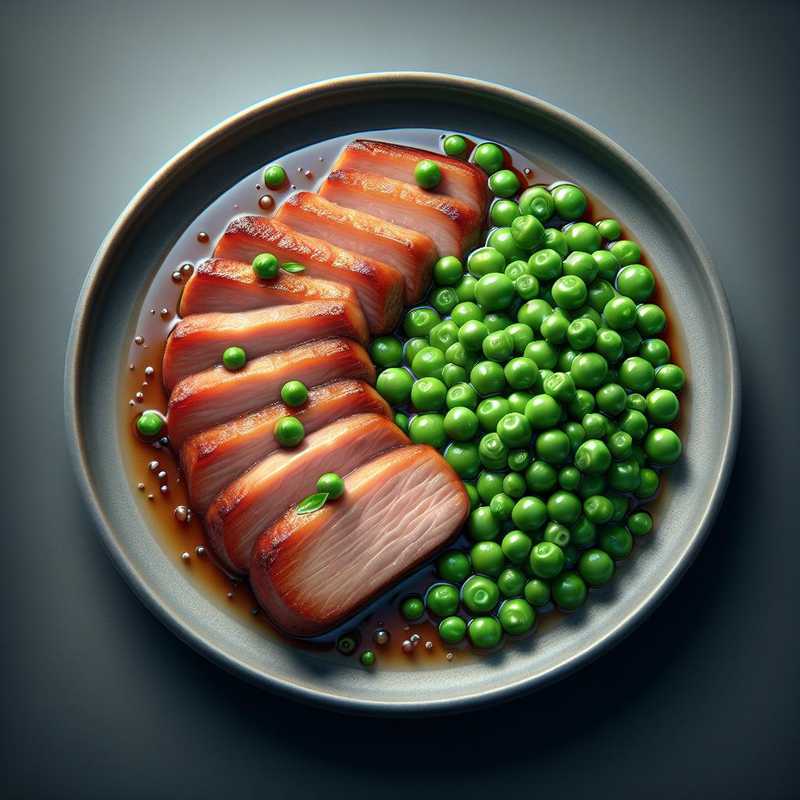Pork Scaloppine with Peas