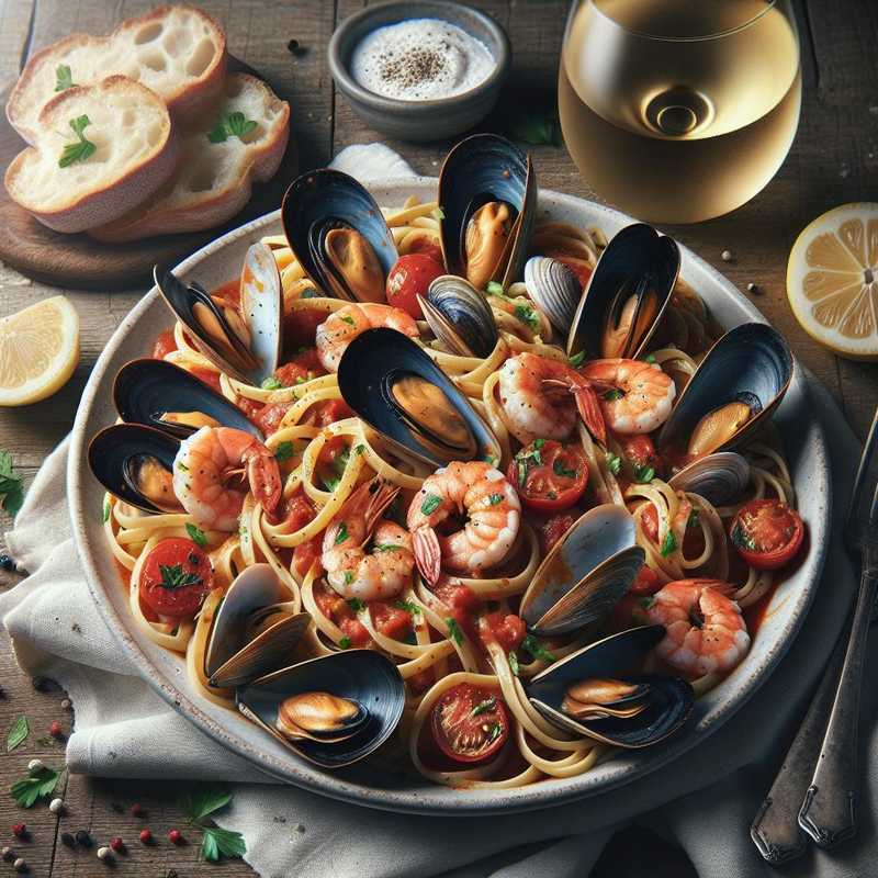 Seafood Linguine
