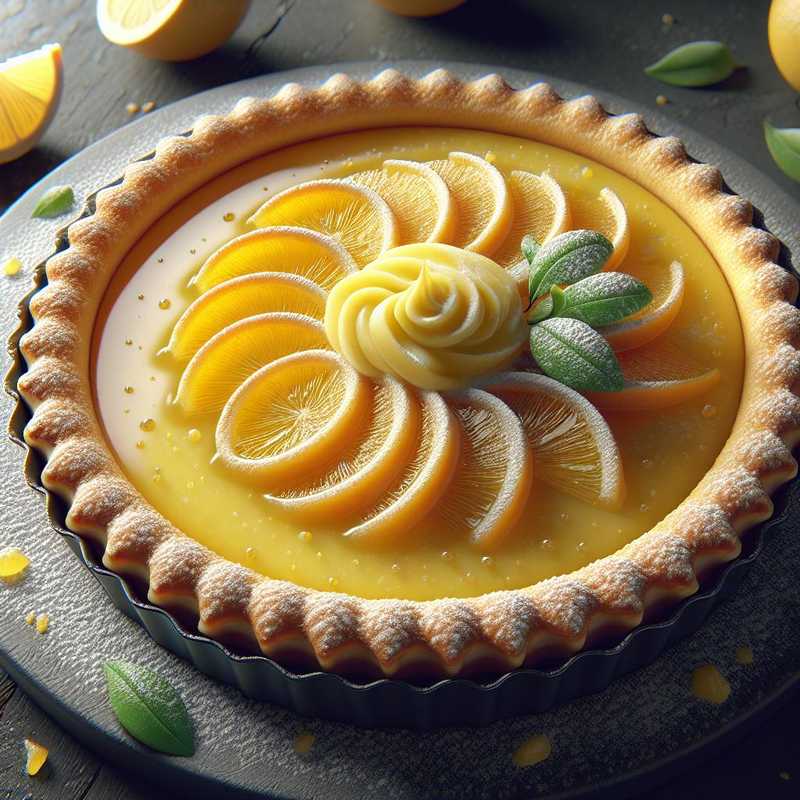 Egg White Tart with Lemon Cream