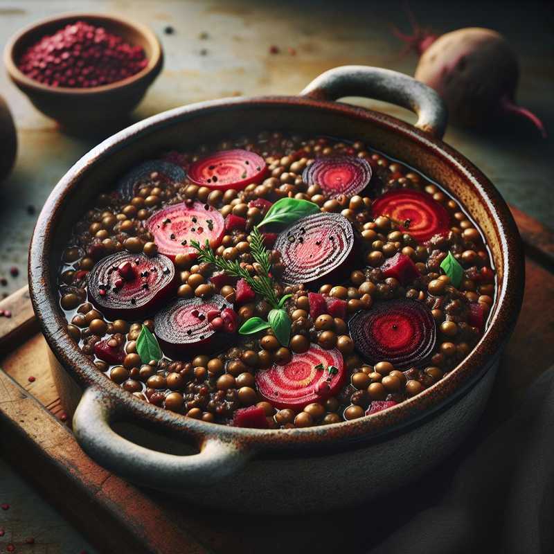 Red Beet and Lentil Stew
