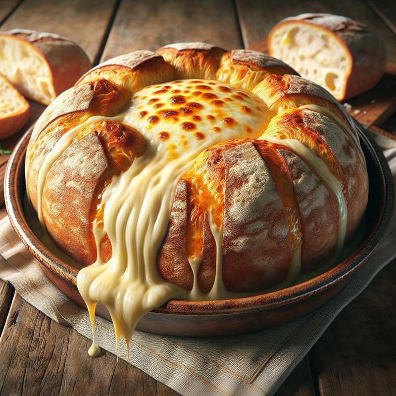 Loaf with Melted Cheese