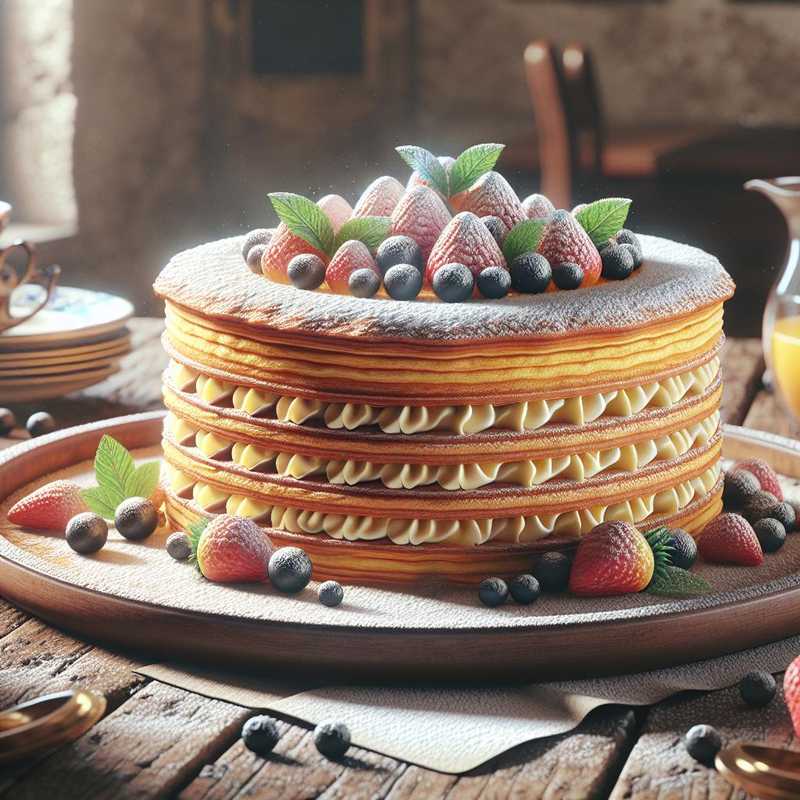 Layered Cream Cake