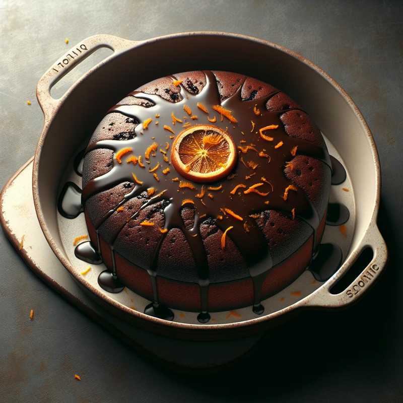 Torta arancia e cioccolato