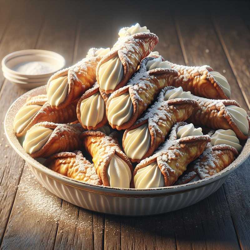 Fried cannoli