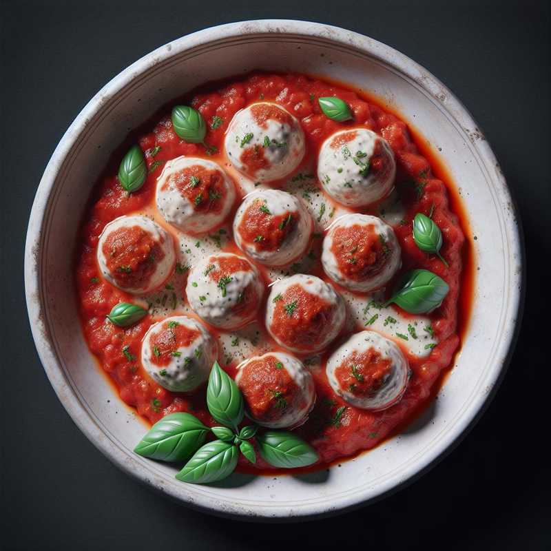 Ricotta Meatballs with Tomato Sauce