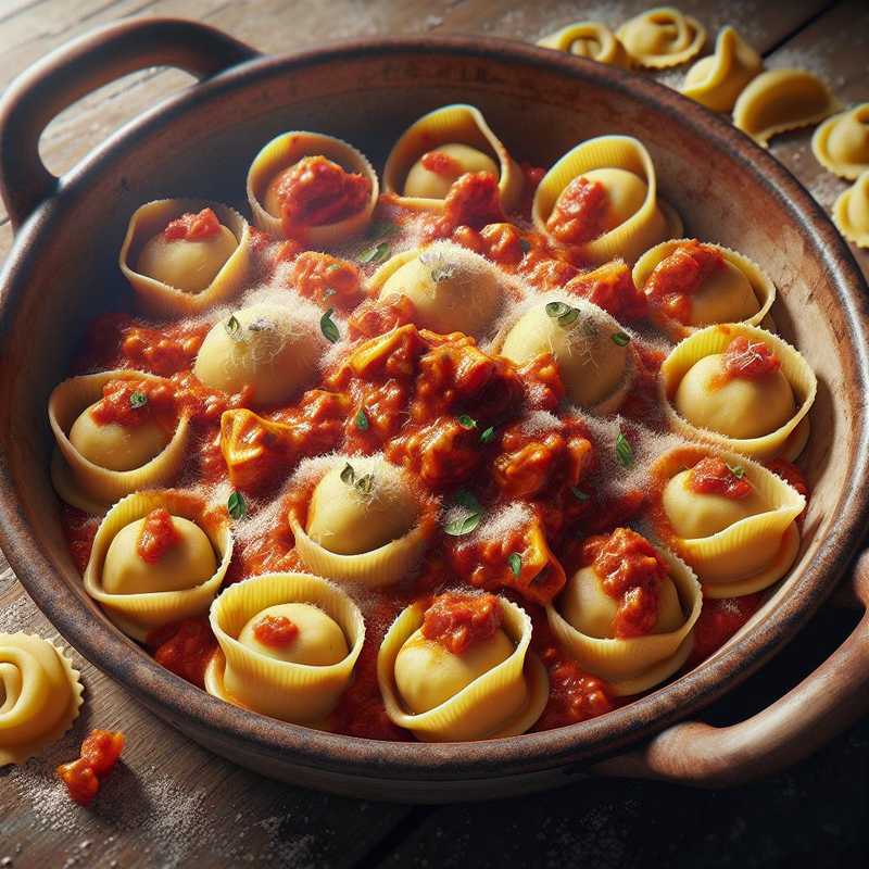 Potato Tortelli with a Touch of Red Mullet