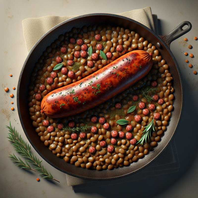 Cotechino with lentils