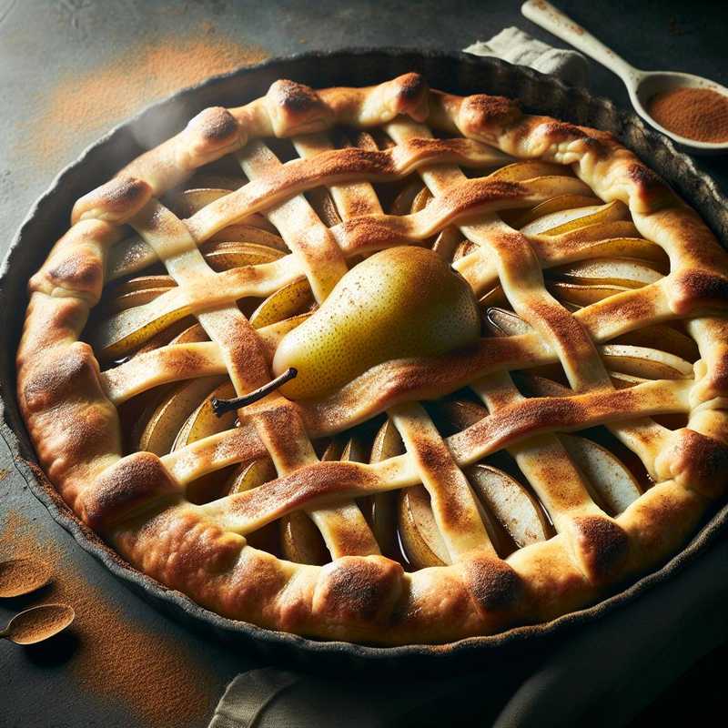 Pear and Cinnamon Tart