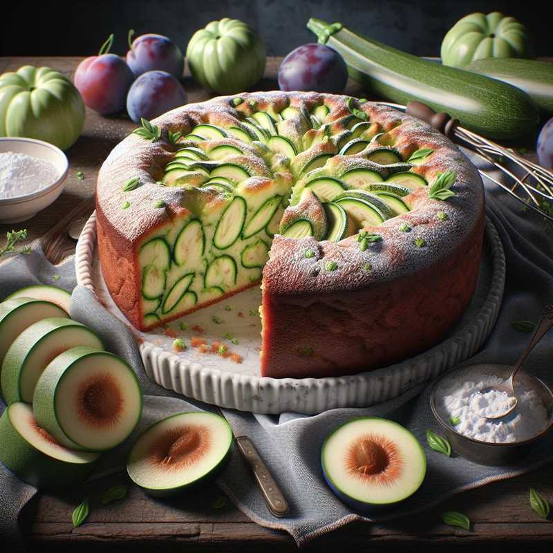 Zucchini Plumcake